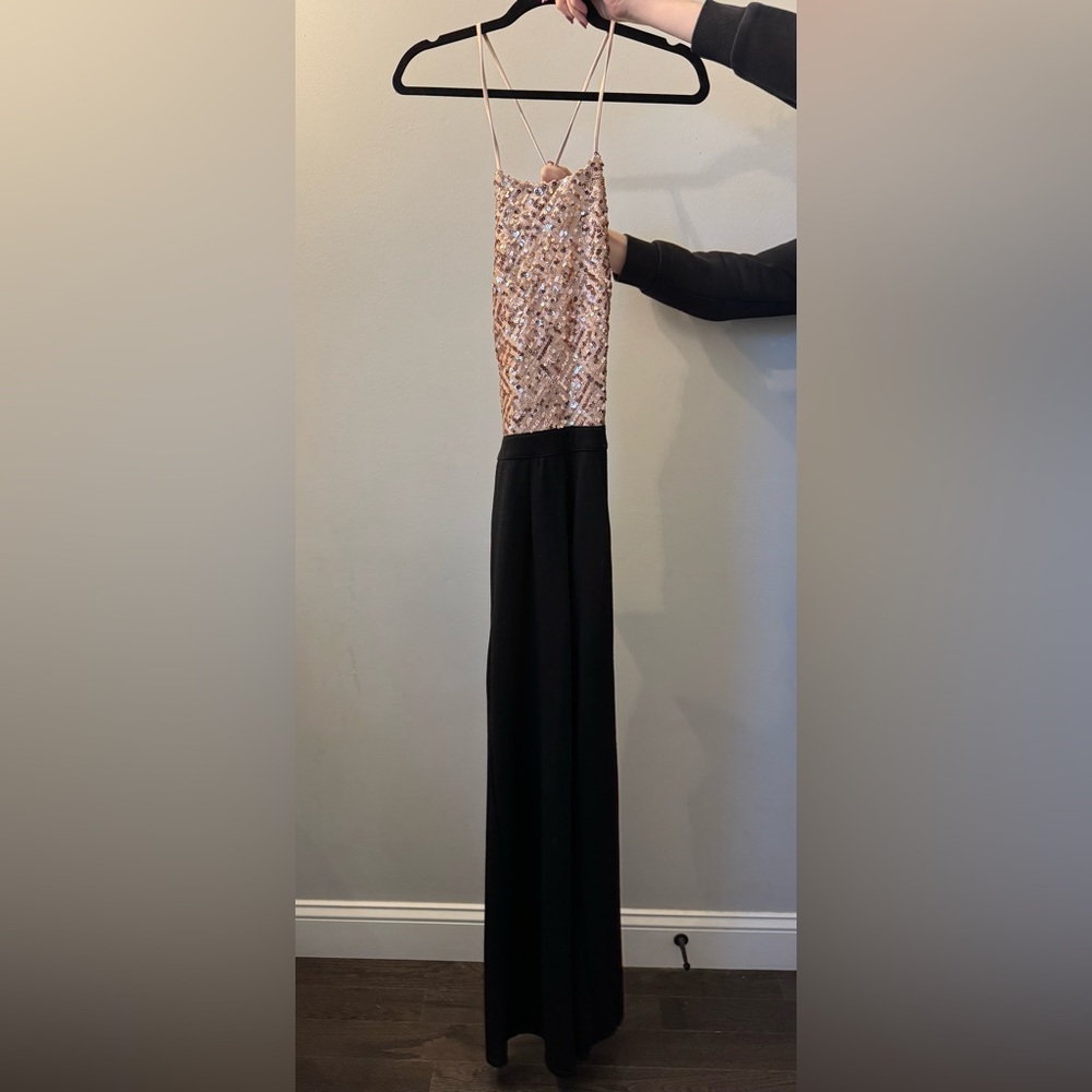 Charlotte Russe Open Back Jumpsuit